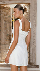 Adley Mini Dress - White