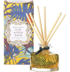 YUZU and WILD PALM Rosy Rings Petite Botanical Reed Diffuser